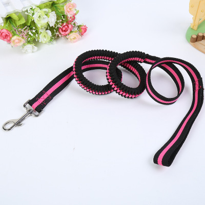 Manufacturers direct sale of new pet traction rope small dog 2.5 elastic traction of durable pet supplies wholesale