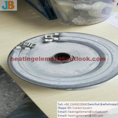 Batch customized diameter 110 mm heating chassis heating plate base 304 stainless steel heating plate manufacturers