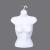Factory Direct Sales Women's Half-Body Model Props Chest Plate Hanging Plate Plastic Pajamas Dress Hanger Model Chest Plate