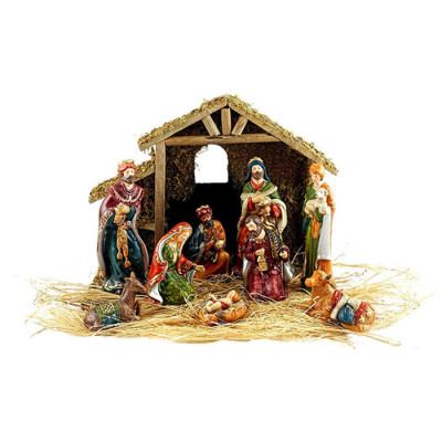 Jesus Christ Saints born to Christmas and Nativity Set