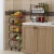 Kitchen Shelf Floor Multi-Layer Storage Rack Household Movable Storage Basket Kitchen Supplies Fruit and Vegetable Basket