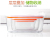 Tempered Glass Bakeware Rectangular Crisper Oven Microwave Freshness Bowl Bento Box Sealed Lid Lunch Box