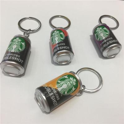 Beverage bottle can bottle key chain simulation can coke bottle key ring hanging craft bottles wholesale