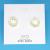 S925 Cute Exquisite Smiley Face Ear Studs Women's Sterling Silver Eardrops Temperament Sweet Girly Ins Earrings