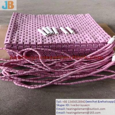 Can be customized crawler welding preheater ceramic heating wire heat treatment heating belt