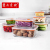 Tempered Glass Bakeware Rectangular Crisper Oven Microwave Freshness Bowl Bento Box Sealed Lid Lunch Box