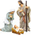 Jesus Christ Saints born to Christmas and Nativity Set