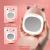 New Multi-Functional Portable Summer Girl USB with Makeup Mirror Led Fill Light Mini Little Fan Three-in-One