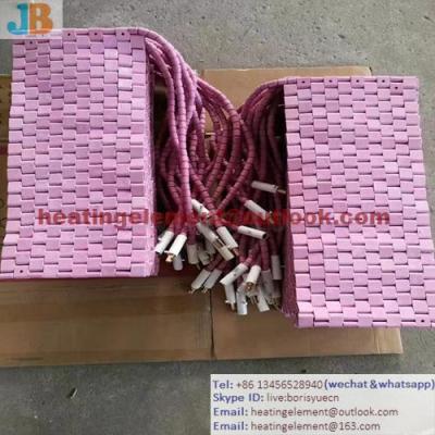 High temperature crawler ceramic heater crawler ceramic electric heating plate crawler heating plate