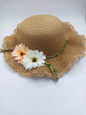 Children's Straw Hat Women's Summer Sun Hat Girls' Cool Hat Fisherman Hat Princess Hat Summer Baby Sun Hat