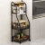 Kitchen shelving floor multi-layer with wheels basket of vegetables and fruits shelves accounting for storage artifacts