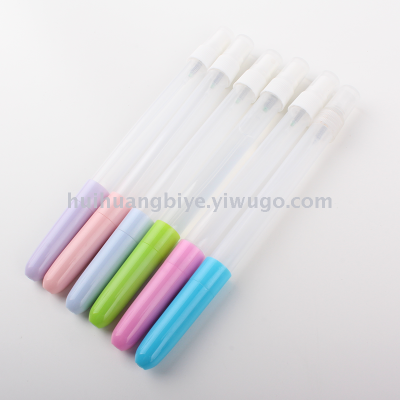 Bactericidal spray pen can be used for various liquid writing dispensers, spray neutrals, and spray pens