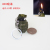 Lacquered grenade lighter crafts create mini metal portable grinding wheel open flame lighter batch