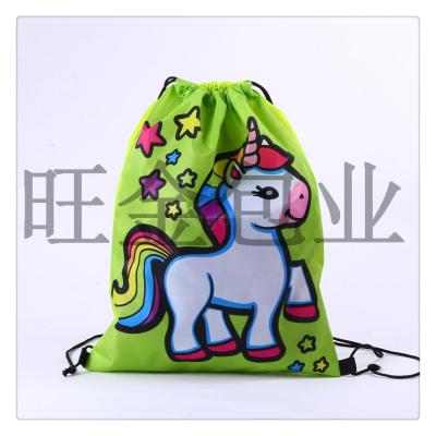 Drawstring Drawstring Bag for Traveling Drawstring Underwear Toy Cute Cartoon Cloth Bag Korean Waterproof Storage Bag