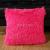 Korean plush pillowcase as cover crystal plush sea lion soft and comfortable, pure color creative backrest wholesale
