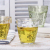 Colorful Glass 6-Piece Set Colorful Water Cup Home Use Set Creative Raindrop Cup Juice Beer Tea Cup