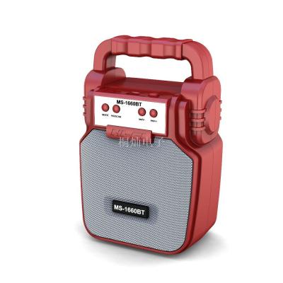 The new MS1660 portable anti-crash mobile phone wireless bluetooth sound TF plug-in card USB radio outdoor speaker