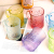 Colorful Glass Rose Cup Colorful Glass Set Living Room Juice Beer Mug Home Glass Cups Tea Cup