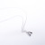 925 Silver Wishing Bone Necklace Wish Pendant Silver Niche Clavicle Chain Female Artistic Girls Fashion Jewelry