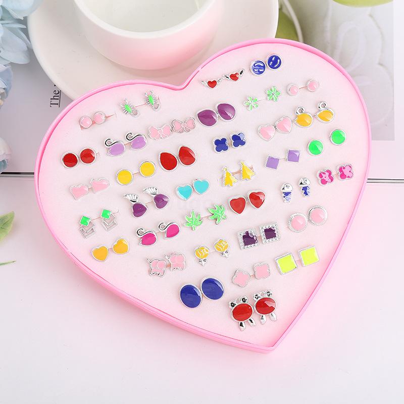 地摊耳针女士简约百搭耳钉学生可爱甜美耳饰批发9.9包邮