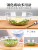 Tempered Glass Bakeware Large Glass Bowl and Noodle Bowl Salad Bowl Basin Egg Pots Household Multi-Purpose Basin