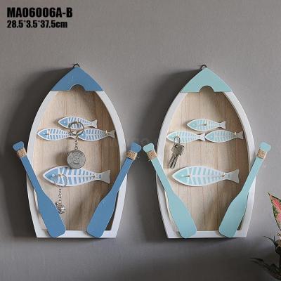 Key Jewelry Storage Rack with Mediterranean Background Wall Hanging Creative Household Pendant Ma06006/06011