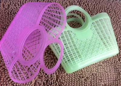 I1646 Soft Portable Shopping Basket Yiwu 2 Yuan Store 2 Yuan Store 2 Yuan Store Bath Basket Department Store Supply