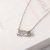 Necklace Female Fashion Simple Clavicle 100 languages I love you real Gold manufacturers Direct a large number of goods