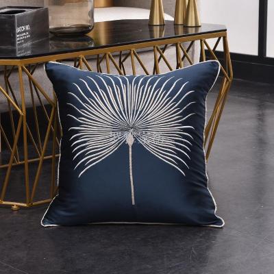 Nordic imitation silk high precision pillowcase sofa cushion backrest between the sample bed designs