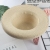 2020 New Sunshade Hat female Korean version of viable Striped Hat Web celebrity Large Outdoor UV protective Straw Hat