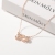Necklace Female Fashion Simple Clavicle 100 languages I love you real Gold manufacturers Direct a large number of goods