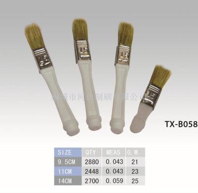 White handle yellow hair paint brush 4 kinds of size manufacturers direct sales quality assurance quantity and good pric