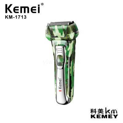 Cross-Border Manufacturers Directly Supply Kemei KM-1713 Military Shaver