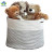 Amazon directly provides woven cord basket, clothing and miscellaneous toy basket, simple and versatile basket