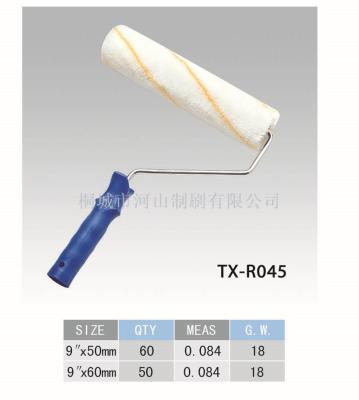 White roller brush yellow stripe blue handle manufacturers direct sales quality assurance quantity and good price 