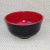 D2143 5045 Two-Tone Bowl Red and Black Two-Tone Bowl Melamine Bowl Salad Bowl Yiwu 2 Yuan Store Binary