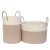 Cotton cord basket for clothing and sundry items folding Portable Cotton cord can be woven basket direct Supply Cotton cord