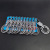 I1928 Alloy Double Ring Keychain Key Ring Creative Accessories Handbag Pendant Yiwu 2 Yuan Two Yuan Store