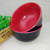 D2143 5045 Two-Tone Bowl Red and Black Two-Tone Bowl Melamine Bowl Salad Bowl Yiwu 2 Yuan Store Binary