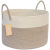 Cotton Rope Woven Basket Storage Folding Storage Basket 