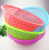 I2245 New 8-Word Large Vegetable Basket Vegetable Basket Plastic Basket Yiwu 2 Yuan Store Will Sell Gifts