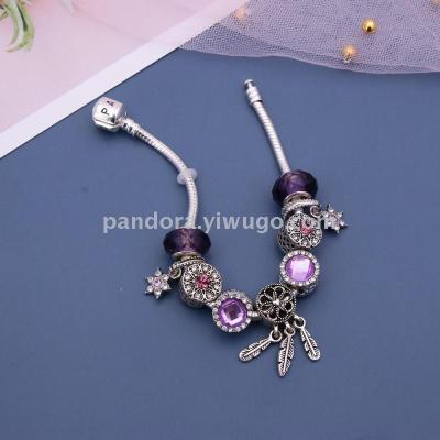 Silver Fashion Bracelet DIY Gem Collar Pendant String Ornaments Ladies New Jewelry Factory Direct Sales