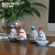 Small Tin Sailboat Small Furnishing Pieces Colorful Boat Mini Mediterranean Style MA23