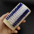 Q1247 Color Stripes Bamboo Clothes Brush Natural Bamboo Clothes Cleaning Brush Clothes Brush Scrubbing Brush Bristle Shoe Brush Second Yuan Store Daily Necessities