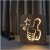 Cross border footprints creative LED wood lamp office home lamp night lamp