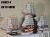 Special price 60cm ship Model Wood Sailboat Decoration Mediterranean Style home Decoration FJ60