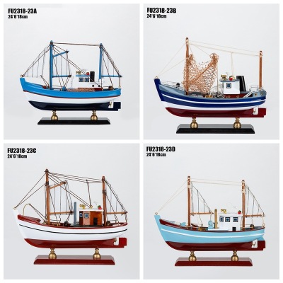With tool kits, he will make use of all the tools he has available. For example, he will use Fishing boat wooden creative home decoration household Fishing boat out to sea