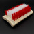 Q1247 Color Stripes Bamboo Clothes Brush Natural Bamboo Clothes Cleaning Brush Clothes Brush Scrubbing Brush Bristle Shoe Brush Second Yuan Store Daily Necessities