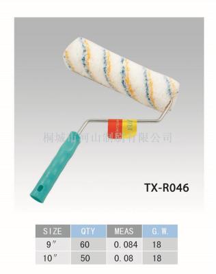 White roller brush yellow-green stripe light blue plastic handle manufacturers direct quality assurance quantityandprice