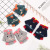 2019 Cute little Bear student gloves flip half fingertip children's gloves fall and winter Frost proof warm children's hands